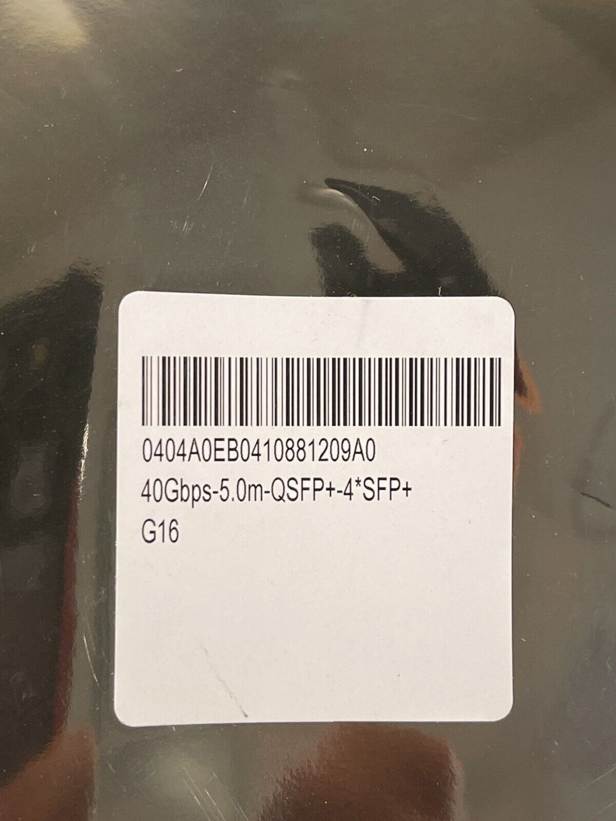 HP JG331A HPE FlexNetwork X240 40G QSFP+ to 4x 10G SFP+ 5M Splitter Cable 4X10G.