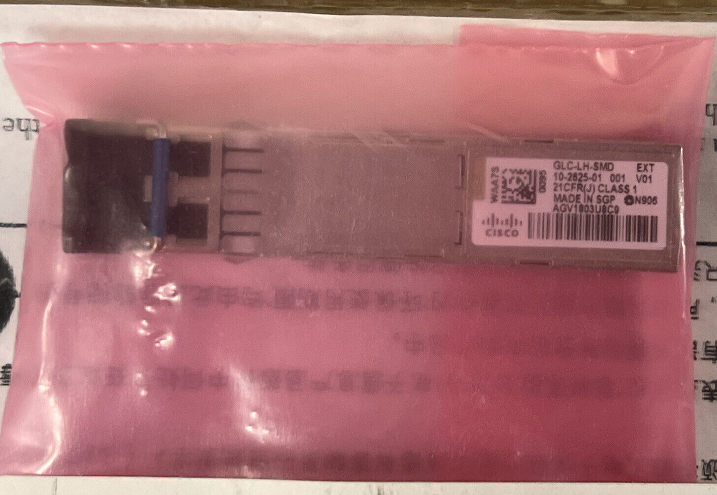 Cisco GLC-LH-SMD SFP Transceiver Module 1GE 1000BASE-LX/LH V01 SMF MMF.
