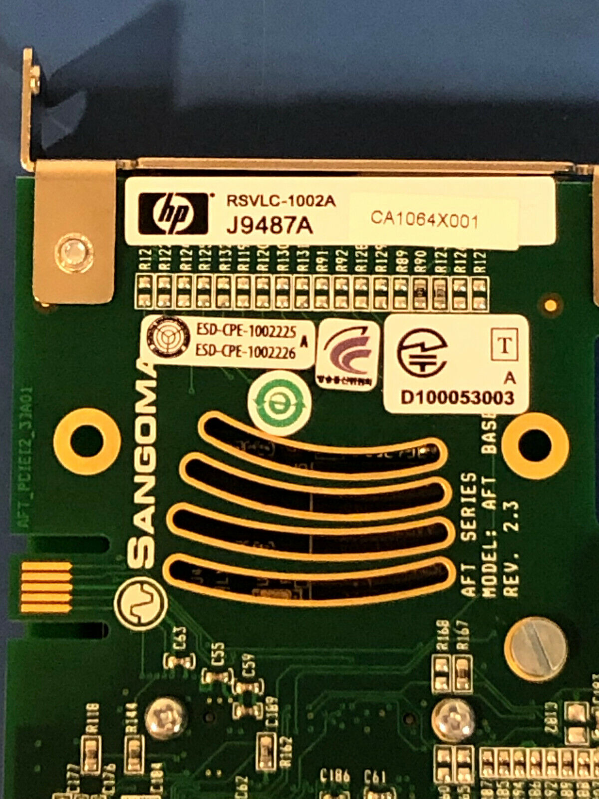 Sangoma Single Port T1/E1/J1 Voice and Digital Telephony Card J9487A.