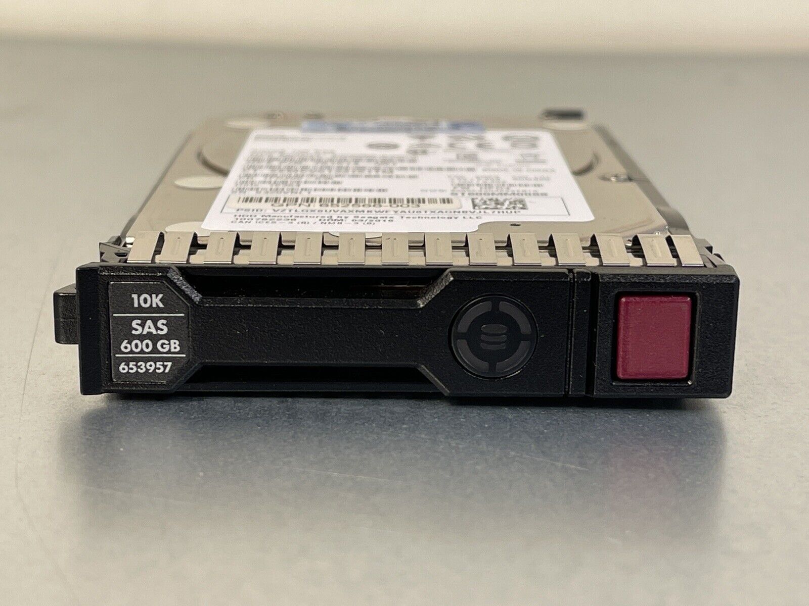 HPE 653957-001 600GB SAS 12Gb/s 10K rpm 2.5" SFF SC 512n HDD Hard Disk Drive