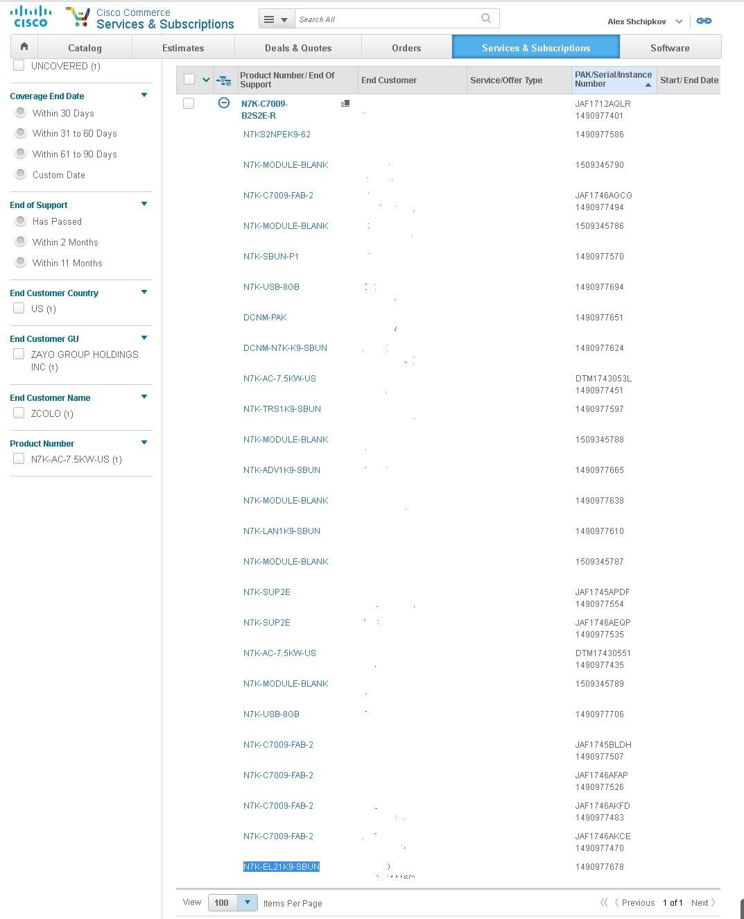 Cisco Nexus N7K-C7009 2x SUP2E 3x F248XT-25E M148GT-11 2x AC-7.5KW 5x FAB-2 F2e.