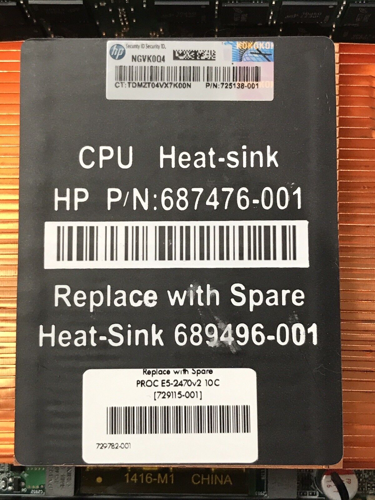 HP 663600-B23 SL4540 G8 3x Nodes 6x E5-2470V2 3x 192GB 6x 500GB 45x 2TB SAS Rails 93TB.