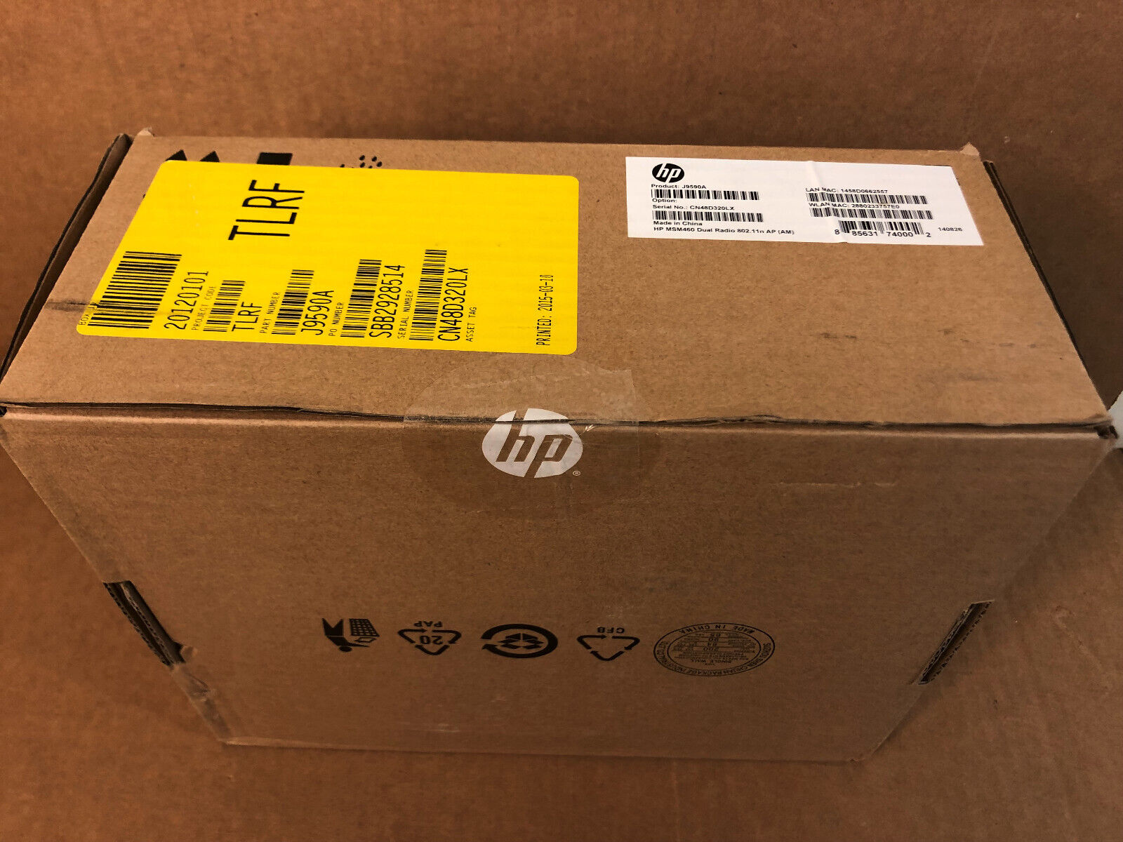 HP J9590A MSM460 Dual Radio 802.11n AP (AM) J9590-61001.