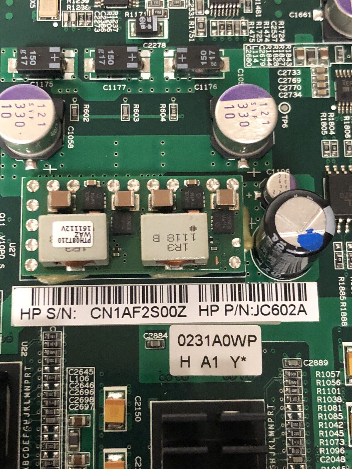 HPE JC602A HP 8800 4-port 10-GbE XFP Service Processing Module 10GBASE-R/W-XFP.