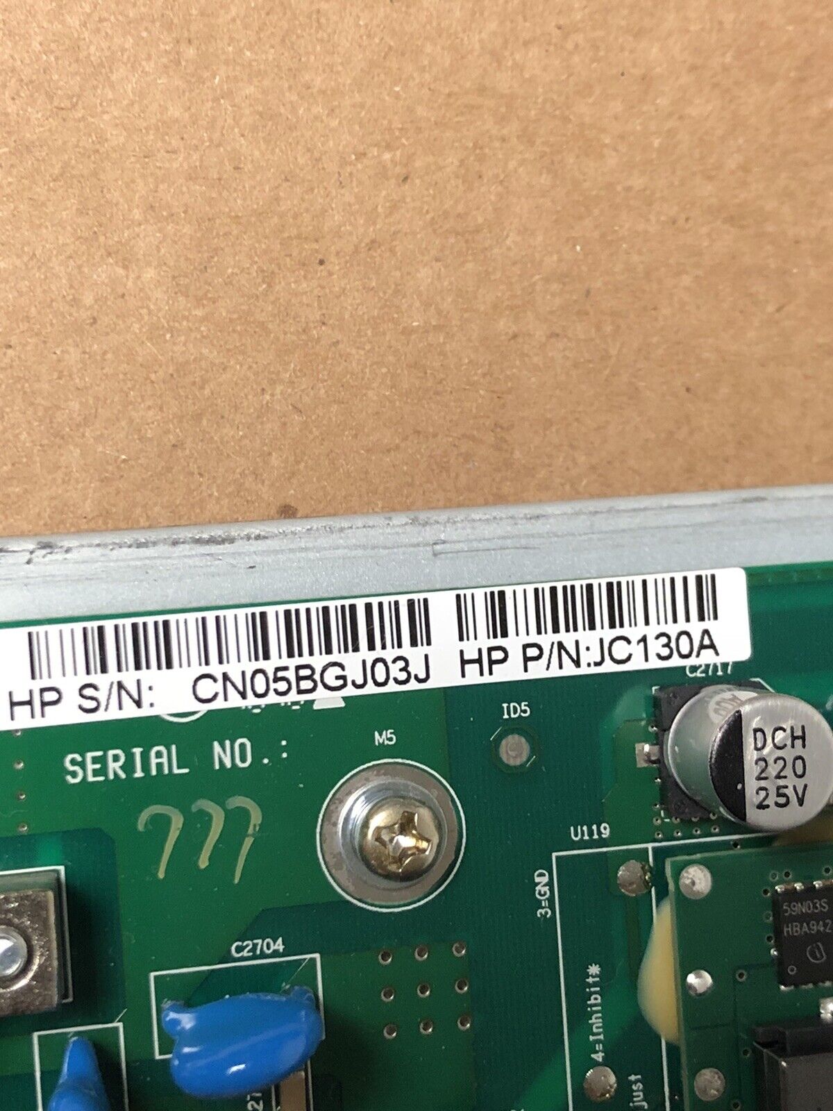 HPE JC130A 8800 Single Service Processing Engine Enhanced Module SPE-1010-E.