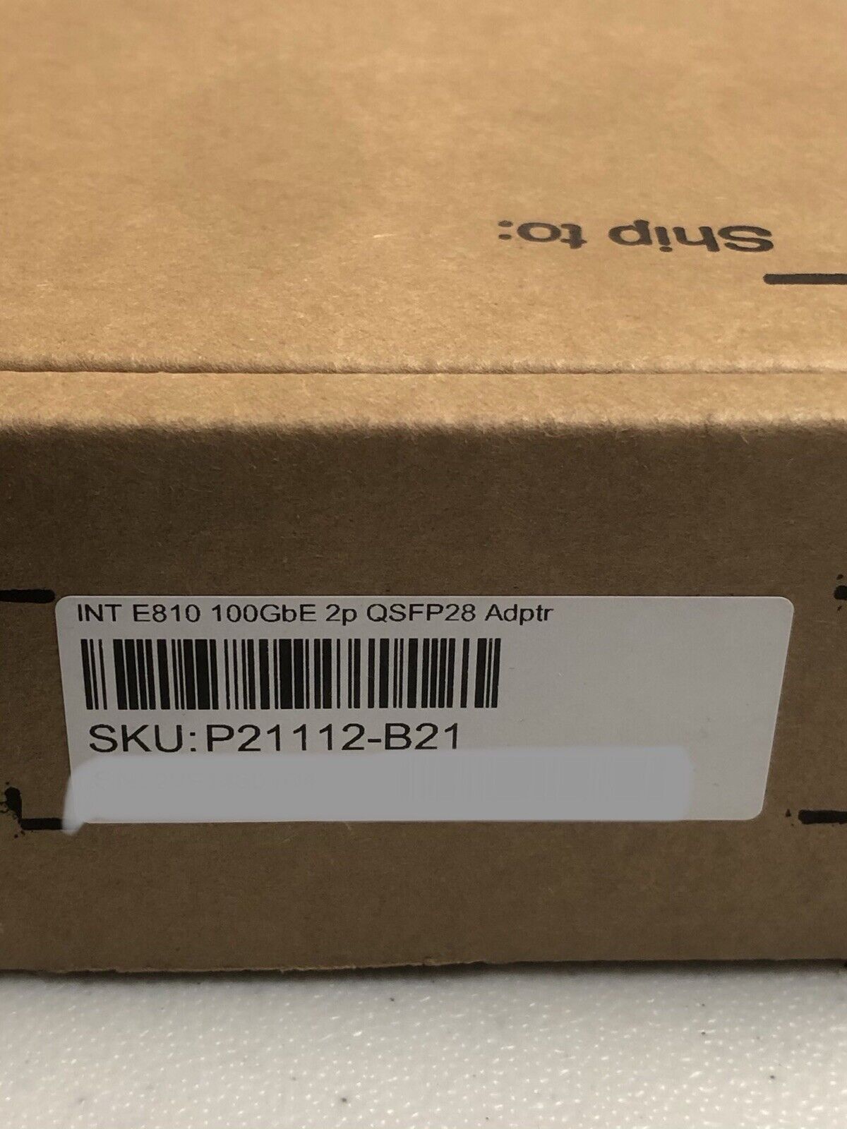 HPE P21112-B21 Intel E810 100GbE 2P QSFP28 PCI-e 4 Server Network Adapter NIC 2 Port 100GE P22201-001.