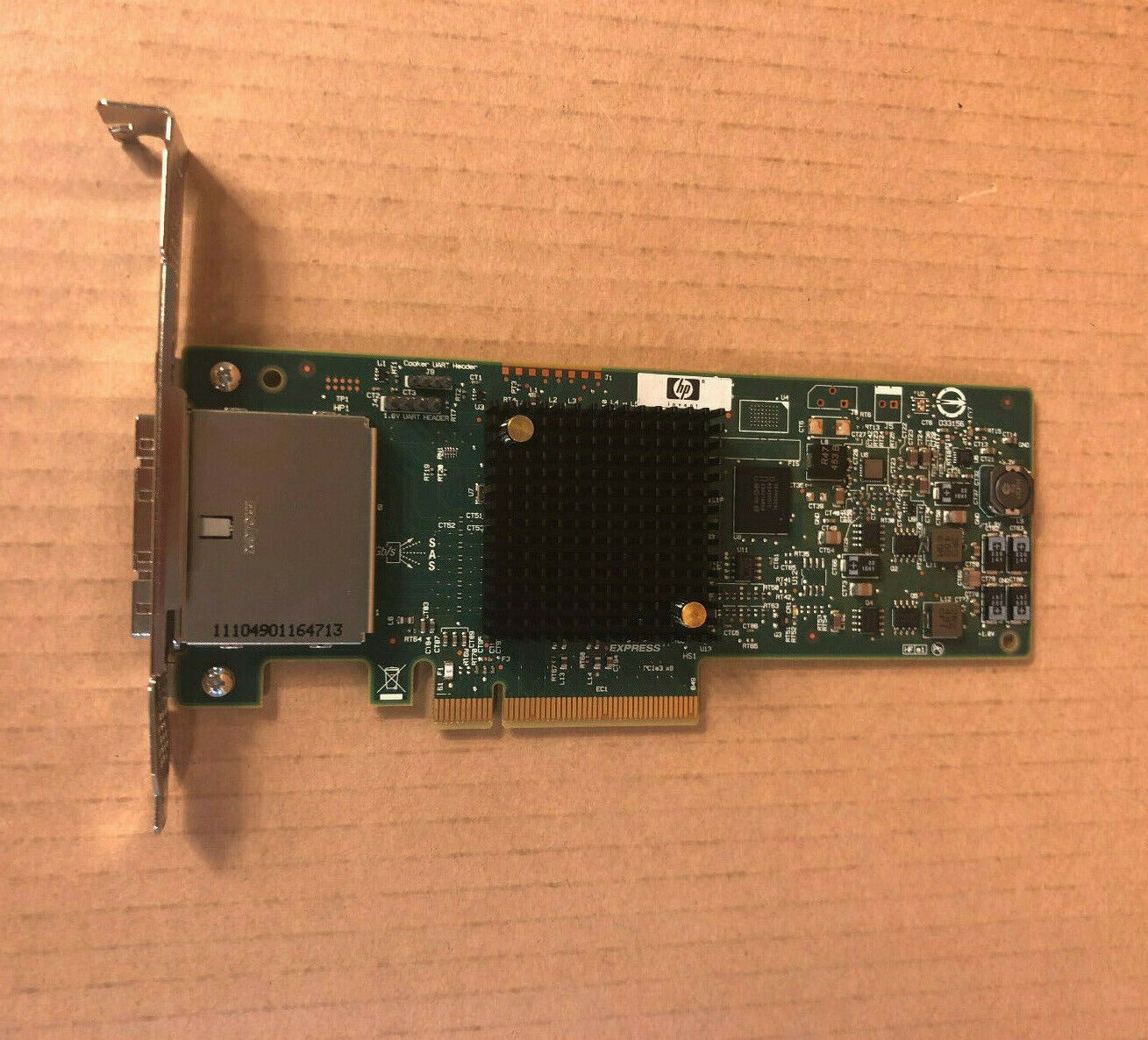 HPE 8-lane External SAS 6Gbps Host Bus Adapter HBA LSI SAS9207-8e 638836-001.