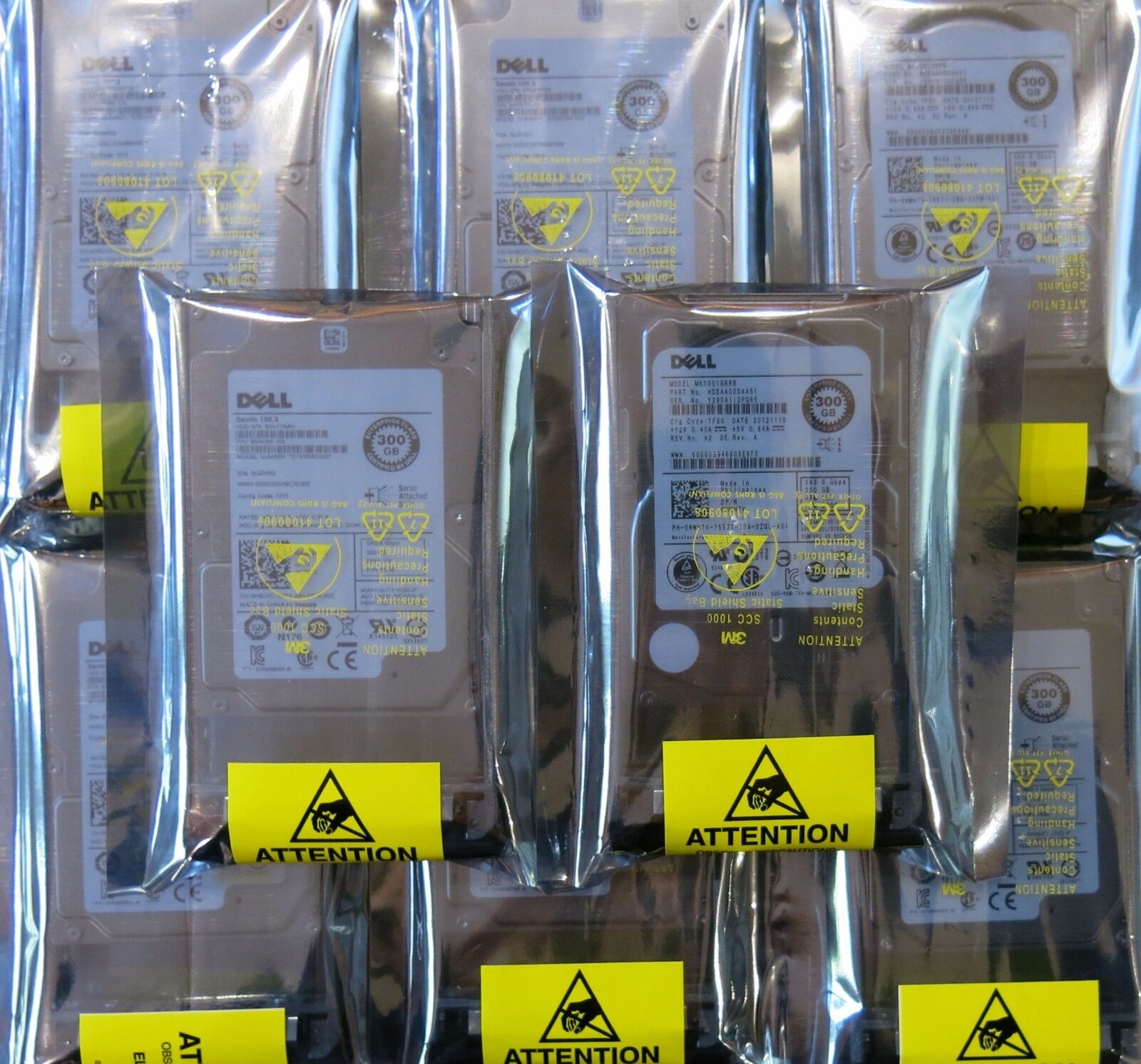 Dell 2.5" 300GB 15K HDD 6Gbps SAS SFF R630 R730 R730xd MD3220i T630 R720 R930 0NWH7V 0H8DVC