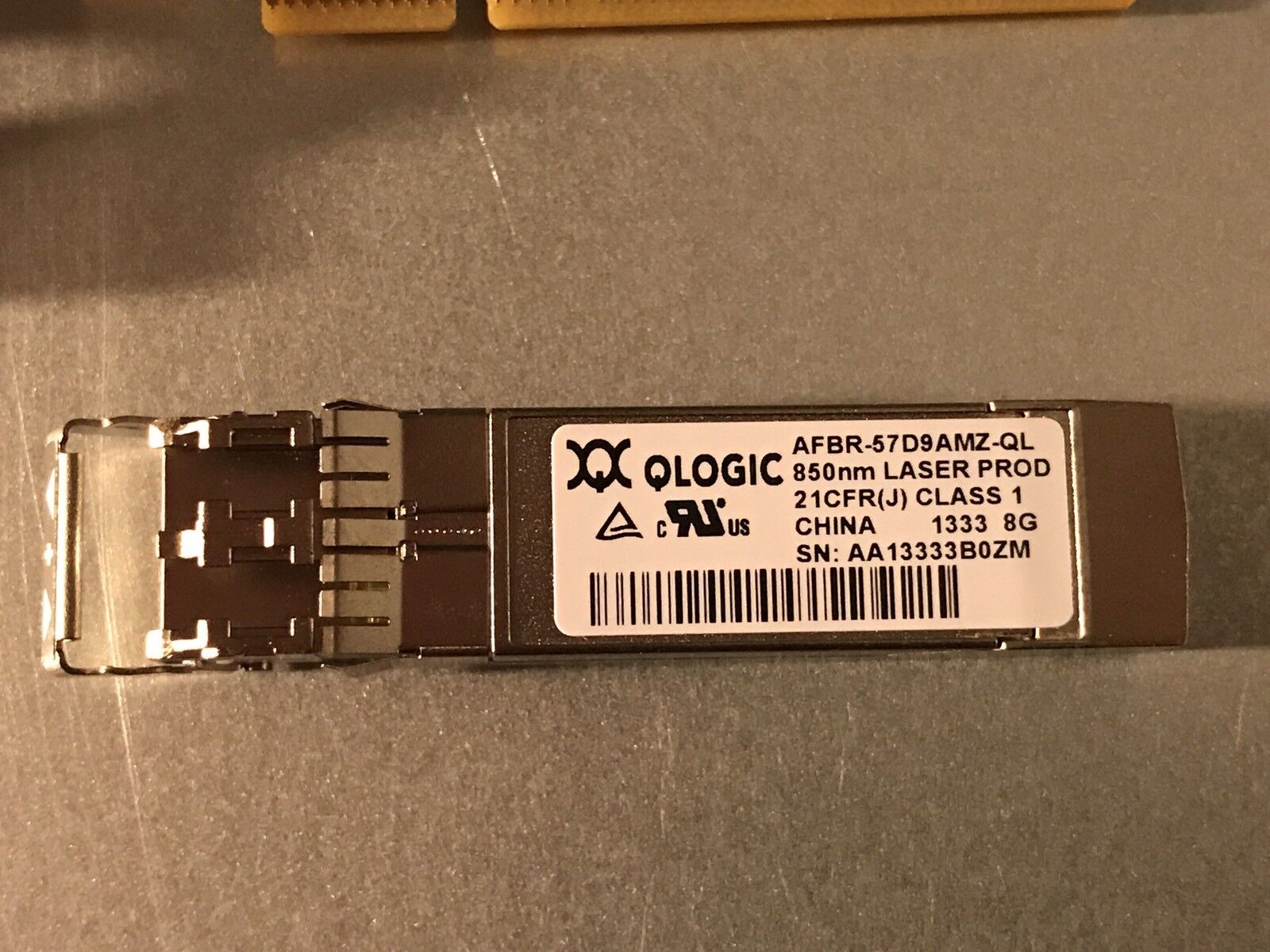 QLE2560 Lenovo IBM QLogic SanBlade 8Gb FC Single Port PCI-e HBA FH w/ 1x 8G SFP PX2810403-29.