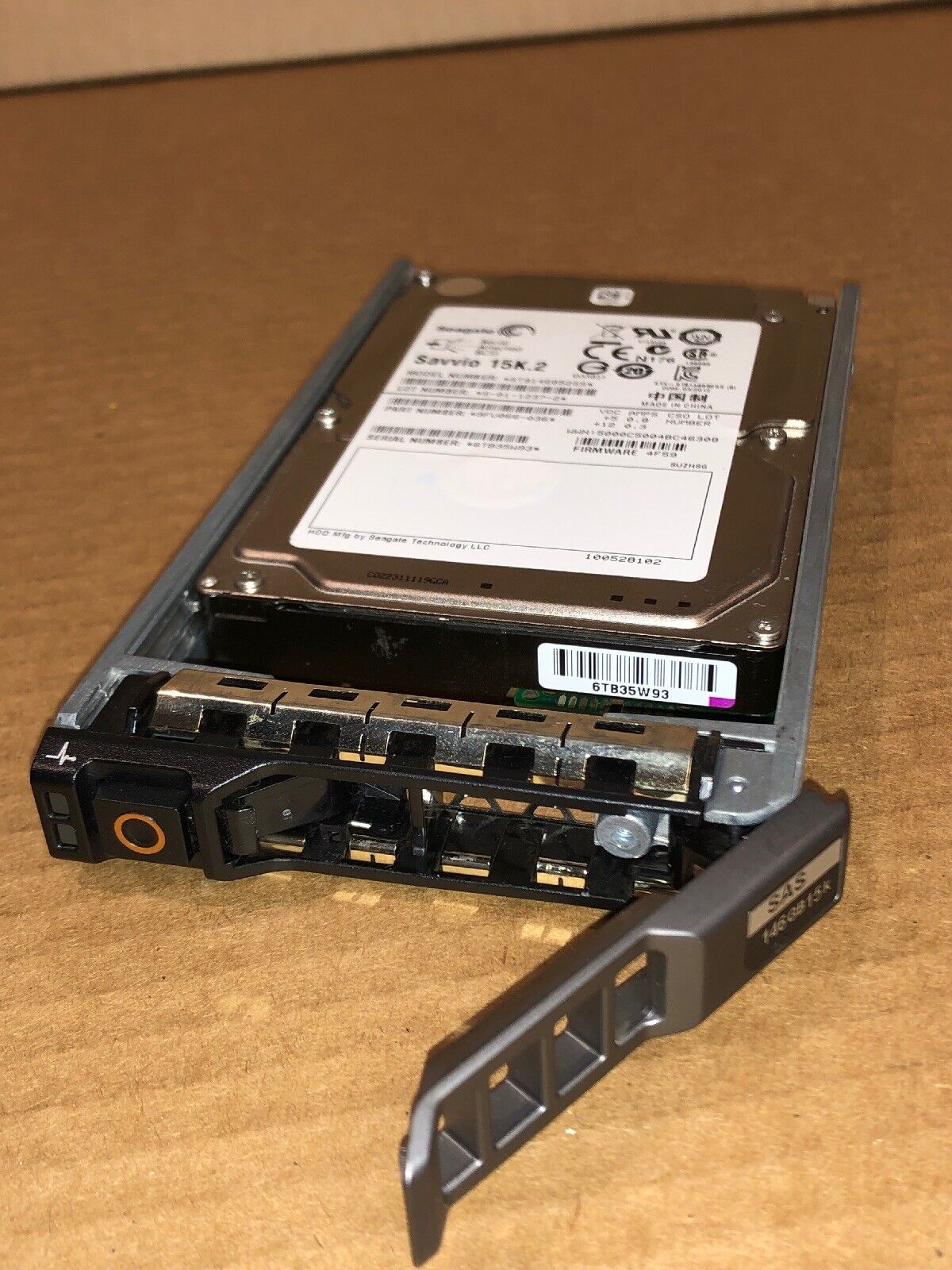 Dell Savvio ST9146852SS 146GB SAS 6Gb/s 15K rpm 2.5" SFF 512 HDD Hard Disk Drive