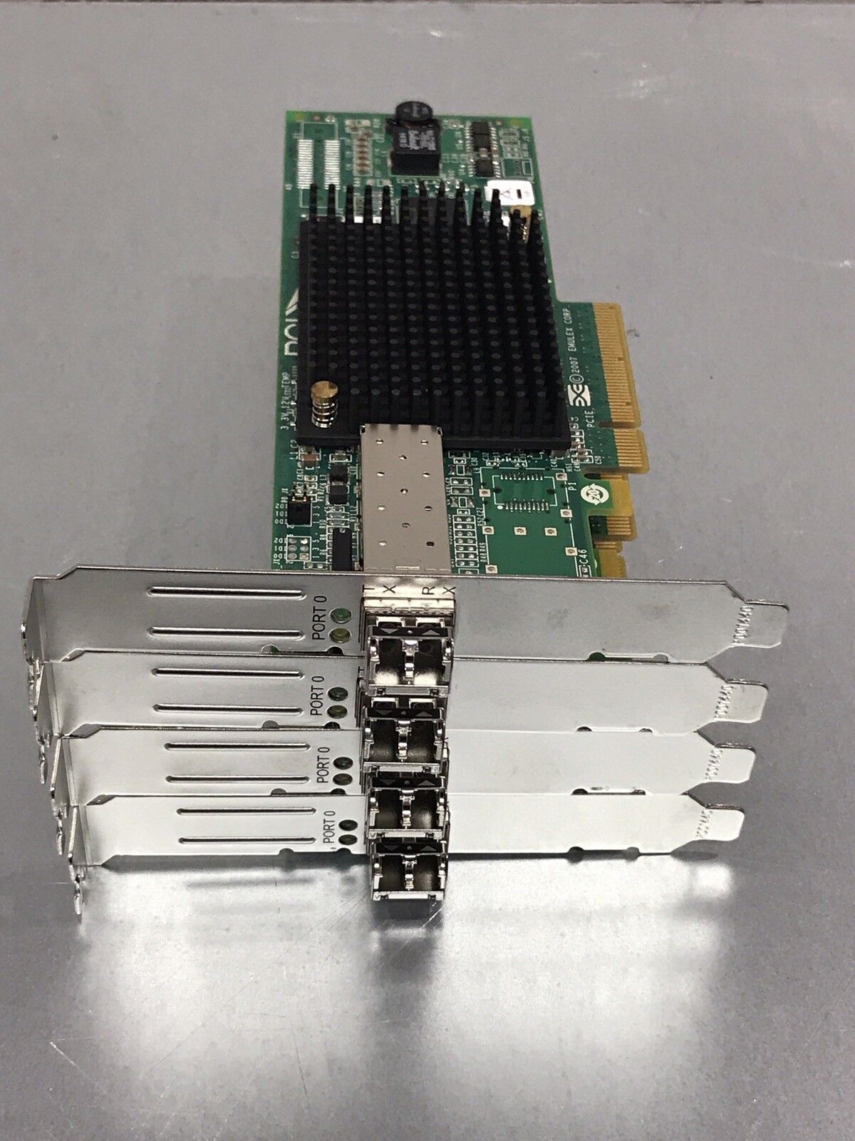 HP AJ762B 8Gb PCI-e FC HBA Emulex StorageWorks HPE 1x SFP Transceiver FH 81E.