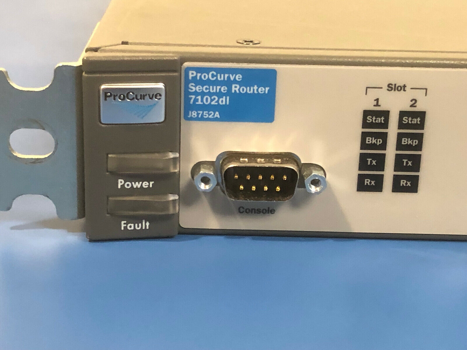 HP J8752A ProCurve Secure 7102dl Wired Router J8752A RJ-45 Ports J8456A J8453A T1 E1 SR.