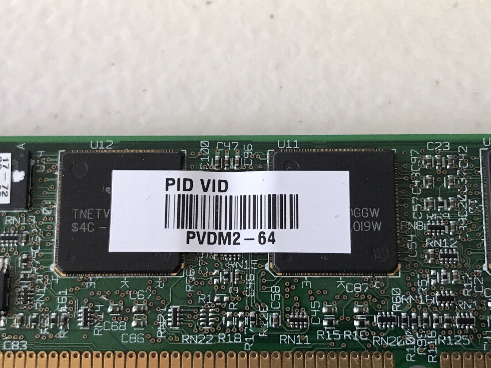 Cisco PVDM2-64 High Density 64-Channel Packet Fax and Voice DSP Module.