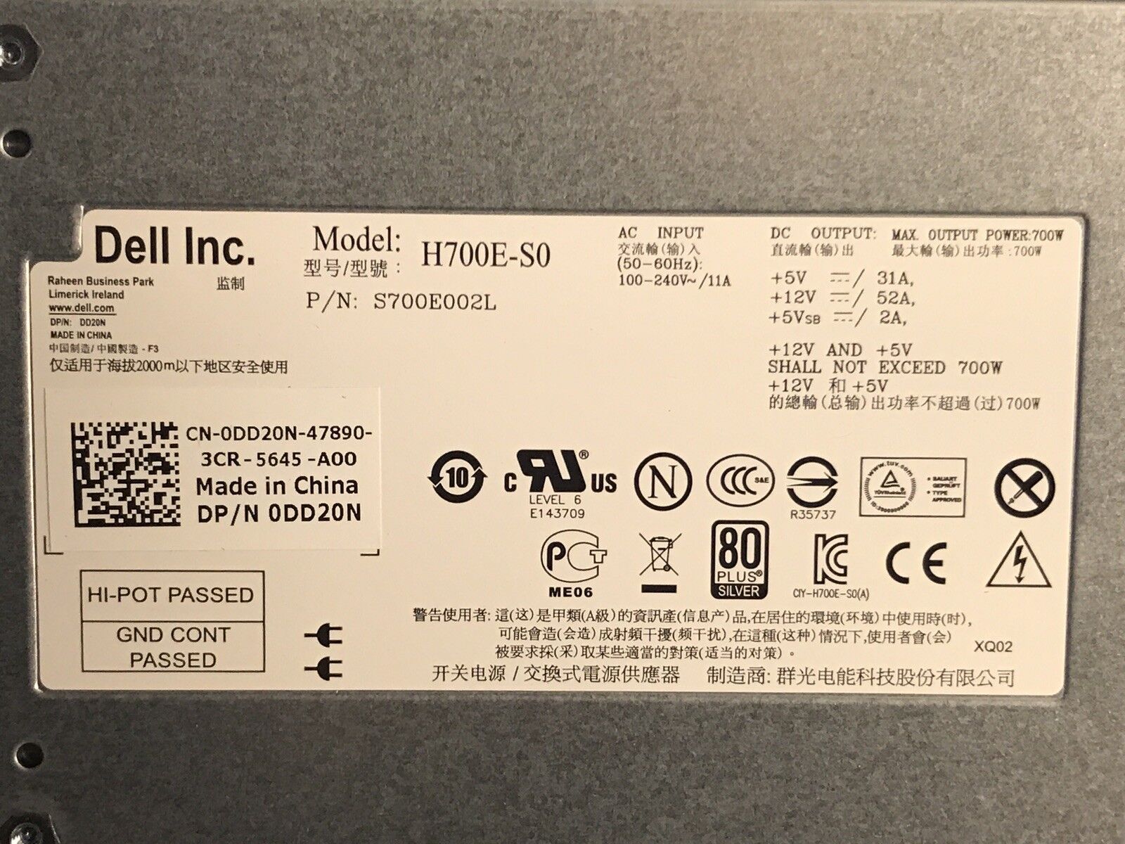 Dell FreeNAS SC220 24 bay SFF 24x 1TB SAS 7.2K Bezel Rails 2x EMM 2x 700W PSU 24x.