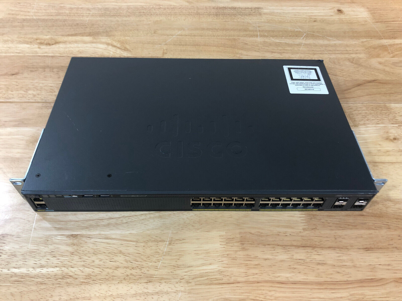 Cisco WS-C2960X-24TS-L Ethernet Switch 24x 10/100/1000 Gigabit ports 1U 4x SFP.