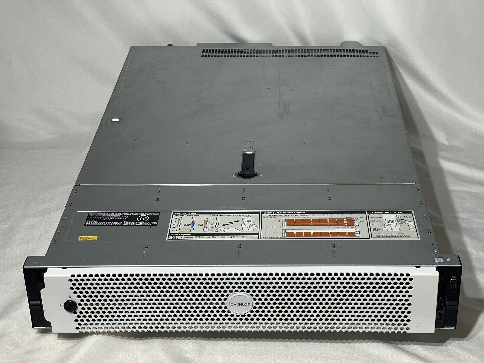 Avigilon HD NVR4X STD 48TB Network Video Recorder 62 Camera Enterprise Licensed HD-NVR4-STD-48TB.