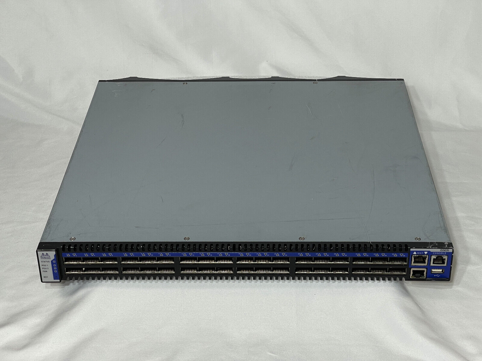 Mellanox IS5035 36-Port QDR 40Gbps InfiniBand Switch 2x PSU Ears Back-to-Front MIS5035Q-1BFC.