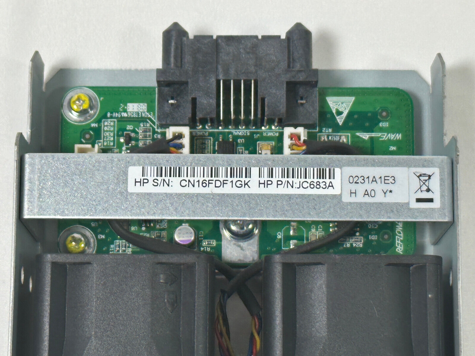 HPE JC683A 58x0AF Front (Port Side) to Back (Power Side) Airflow Fan Tray 5800 5900.