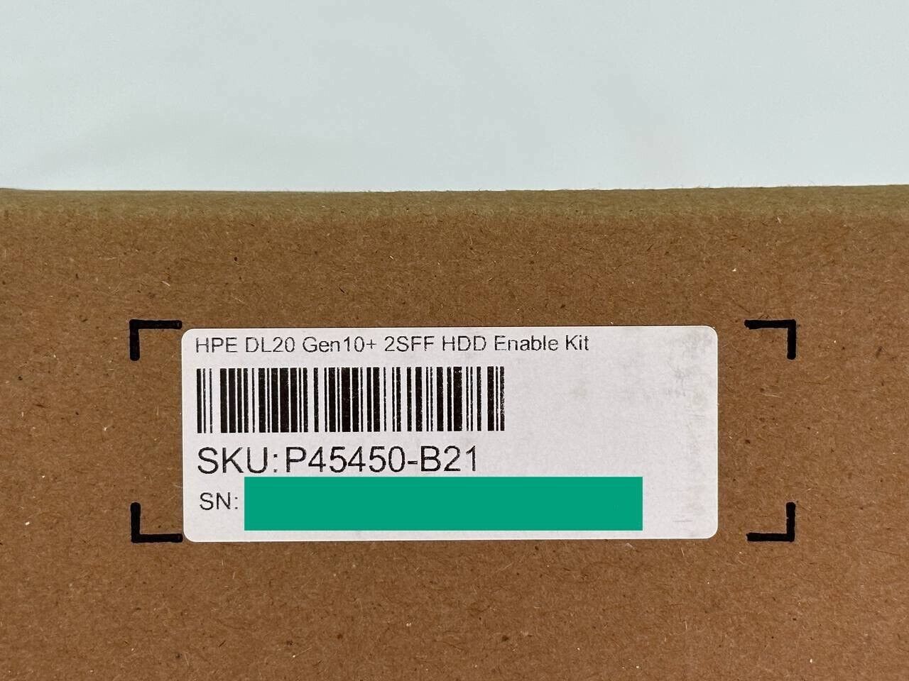 HPE P45450-B21 ProLiant DL20 Gen10+ 2SFF HDD Enable Kit - Cage+Backplane+Power Cable.
