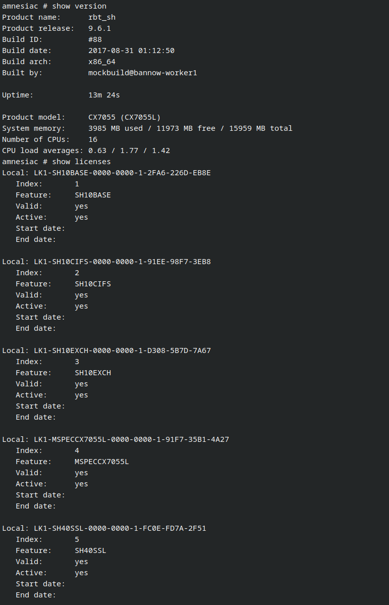 Riverbed SteelHead CX 7055 WAN Optimizer 622 Mbps L Spec License PSU Rails Bezel RB100-00205-15 F.
