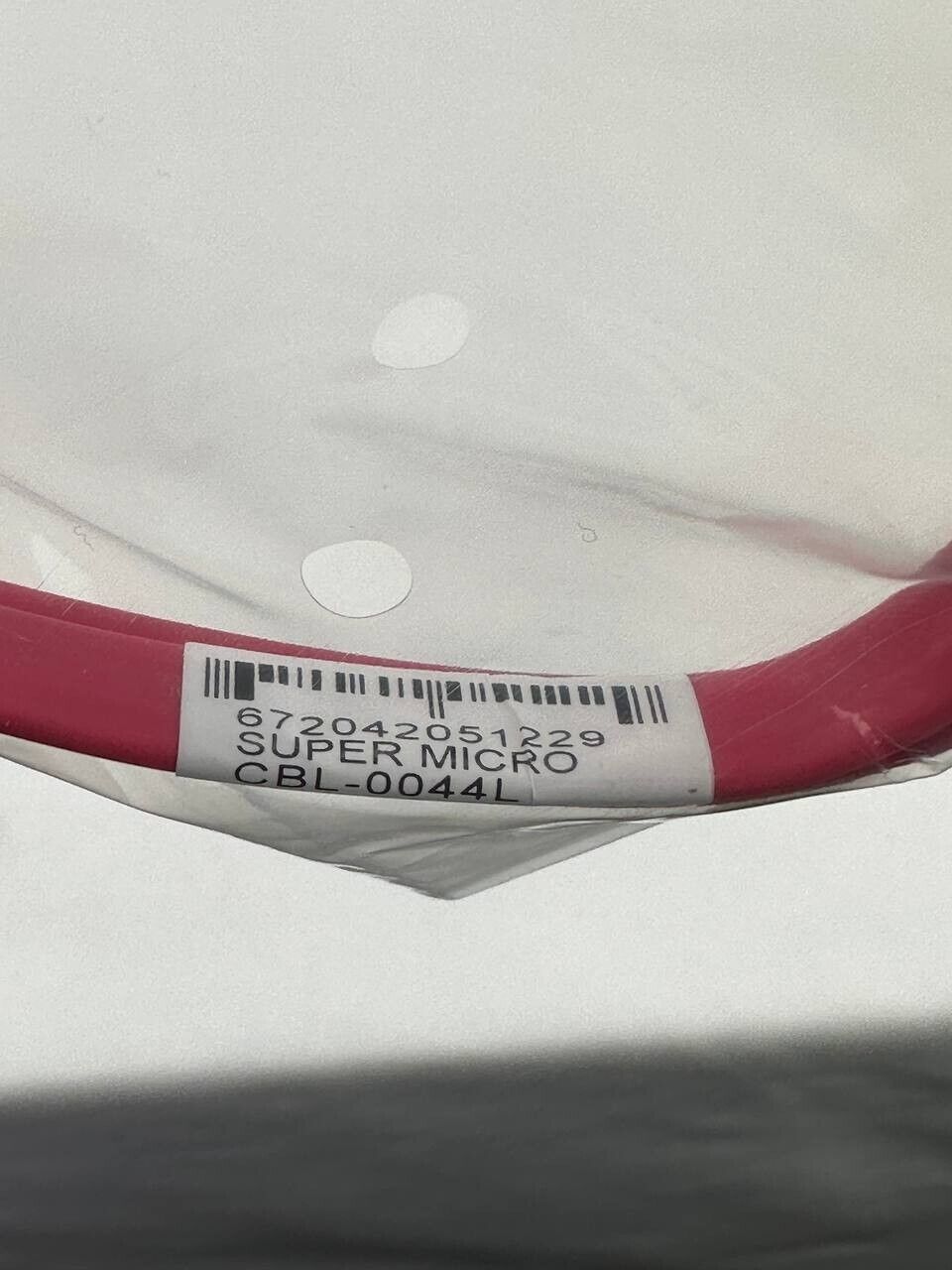 Lot of 20 Supermicro SATA3 57.5cm Cable CBL-0044L 2ft Flat Straight-Straight