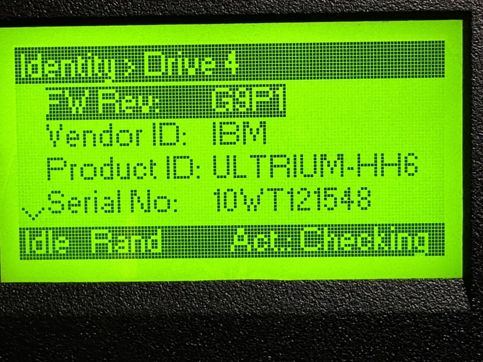 IBM 38L6569 LTO-6 LTO6 FC 8Gb Half Height Drive for TS3200 TS3100 Tape Library.