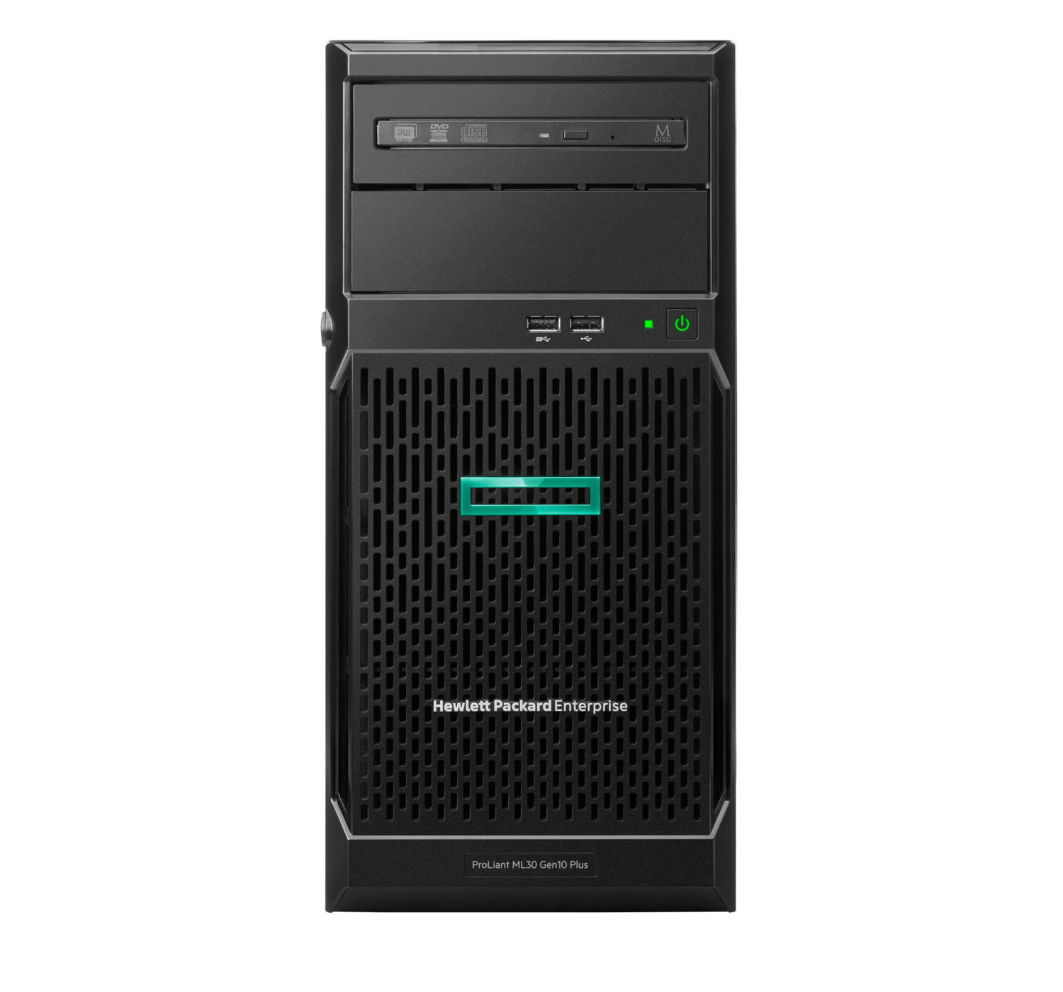 HPE P44719-001 ProLiant ML30 Gen10+Plus Xeon E-2314 2.80GHz 16GB RAM 1TB SATA HDD 4LFF-NHP (Non Hot Plug) 350W PSU.