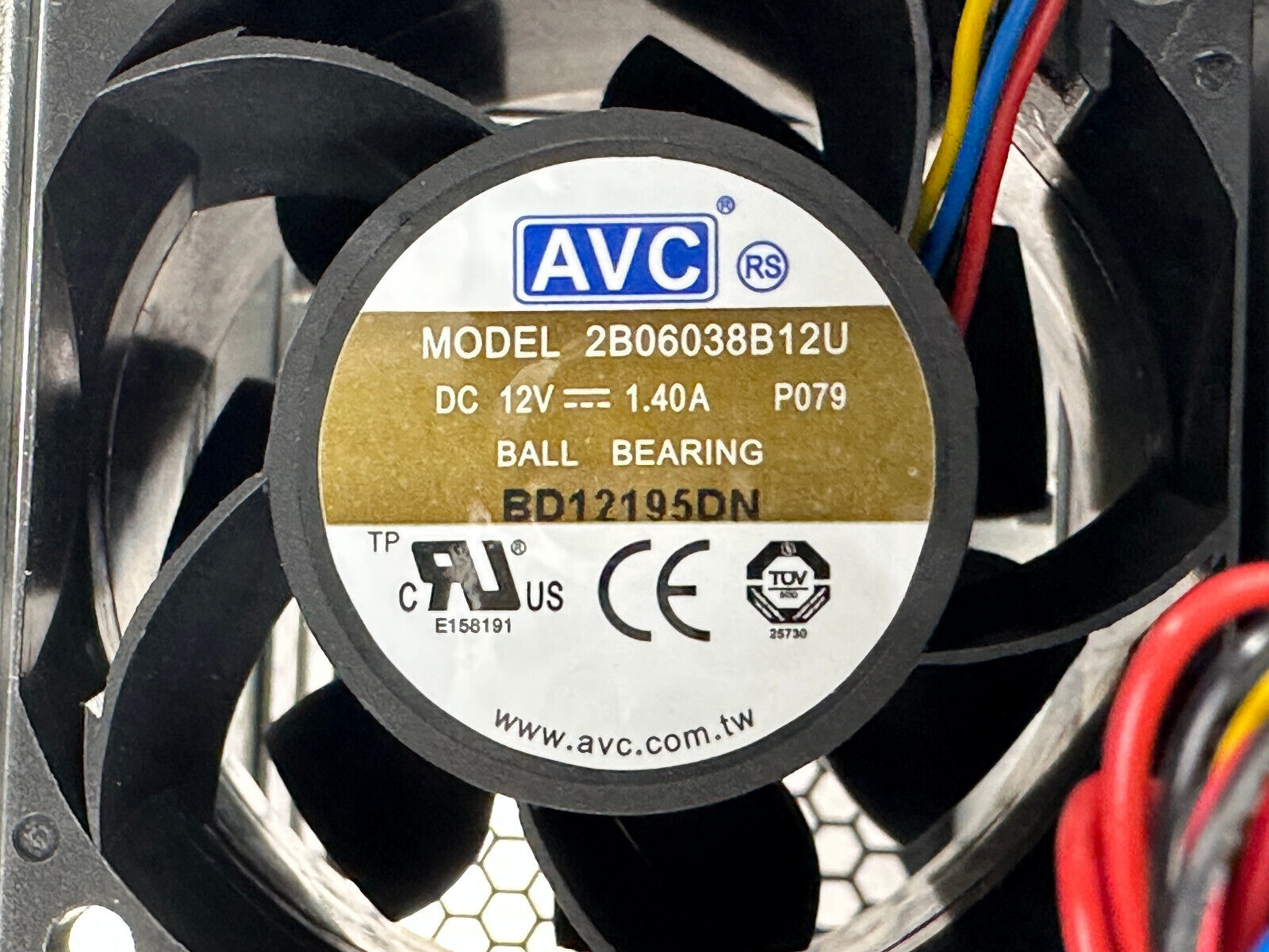 HPE JC695A A5830AF-96G Back (Power Side) to Front (Port Side) Airflow Fan Tray.