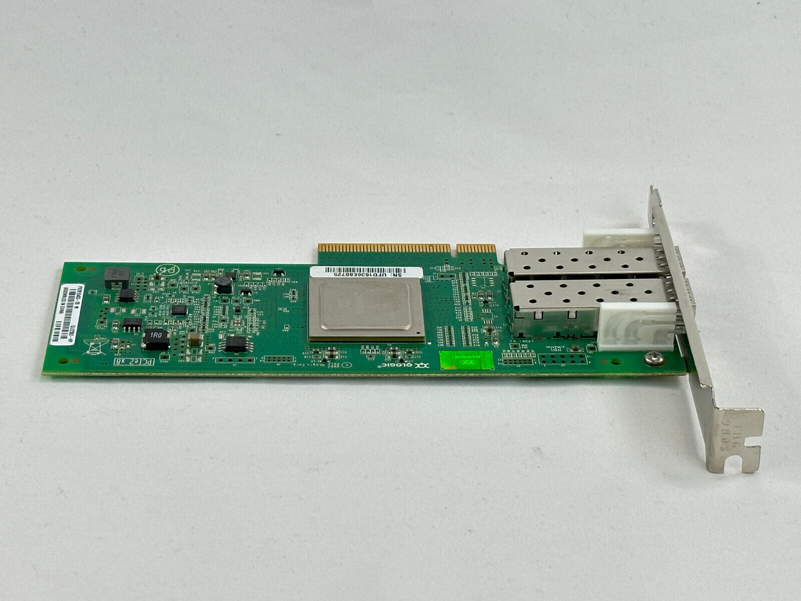 HP QLogic QLE2562 Dual Port 8Gb Fibre Channel HBA FC Full Height Bracket 2x SFP+.