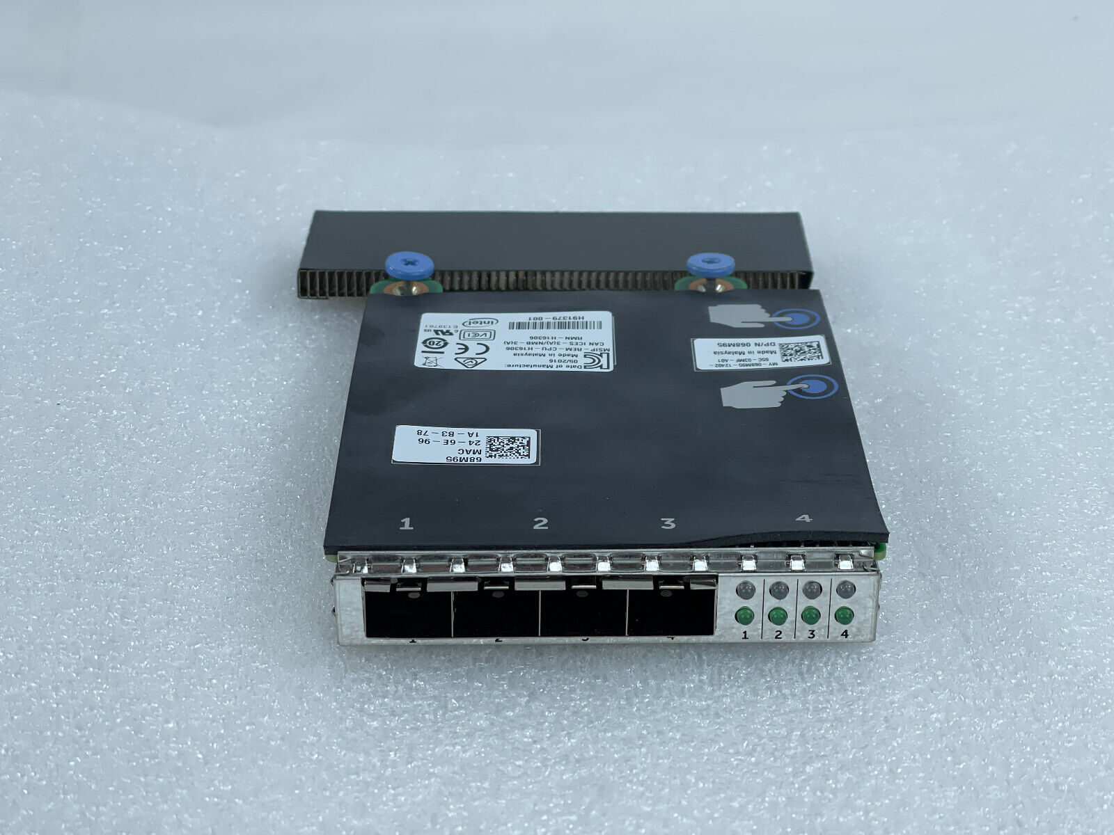 Dell Intel X710 4P 4x 10GbE SFP+ rNDC Network Daughter Card R630 R730 R640 R740.