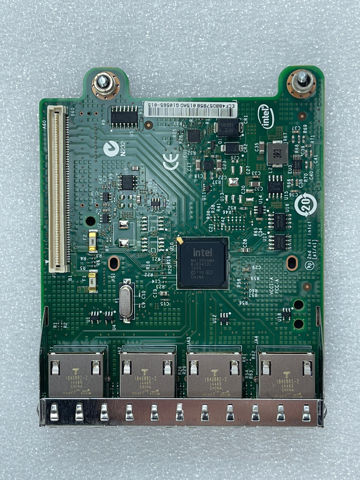 Dell Intel I350 4P 4x 1GbE RJ-45 rNDC Network Daughter Card R620 R720 R630 R640.