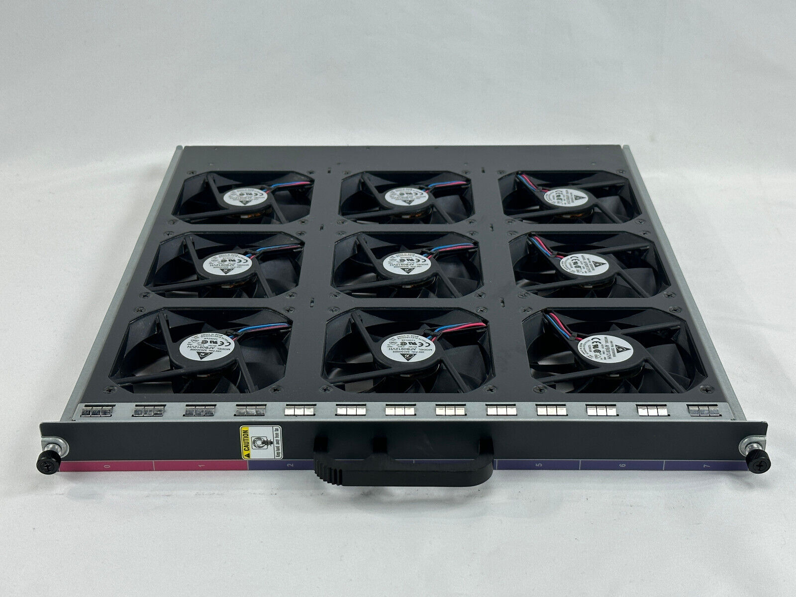 HPE H3C A7506 Fan Tray Assembly 7506 S7506E 9x 92MM 68CFM 12V DC 0.6A Fans.