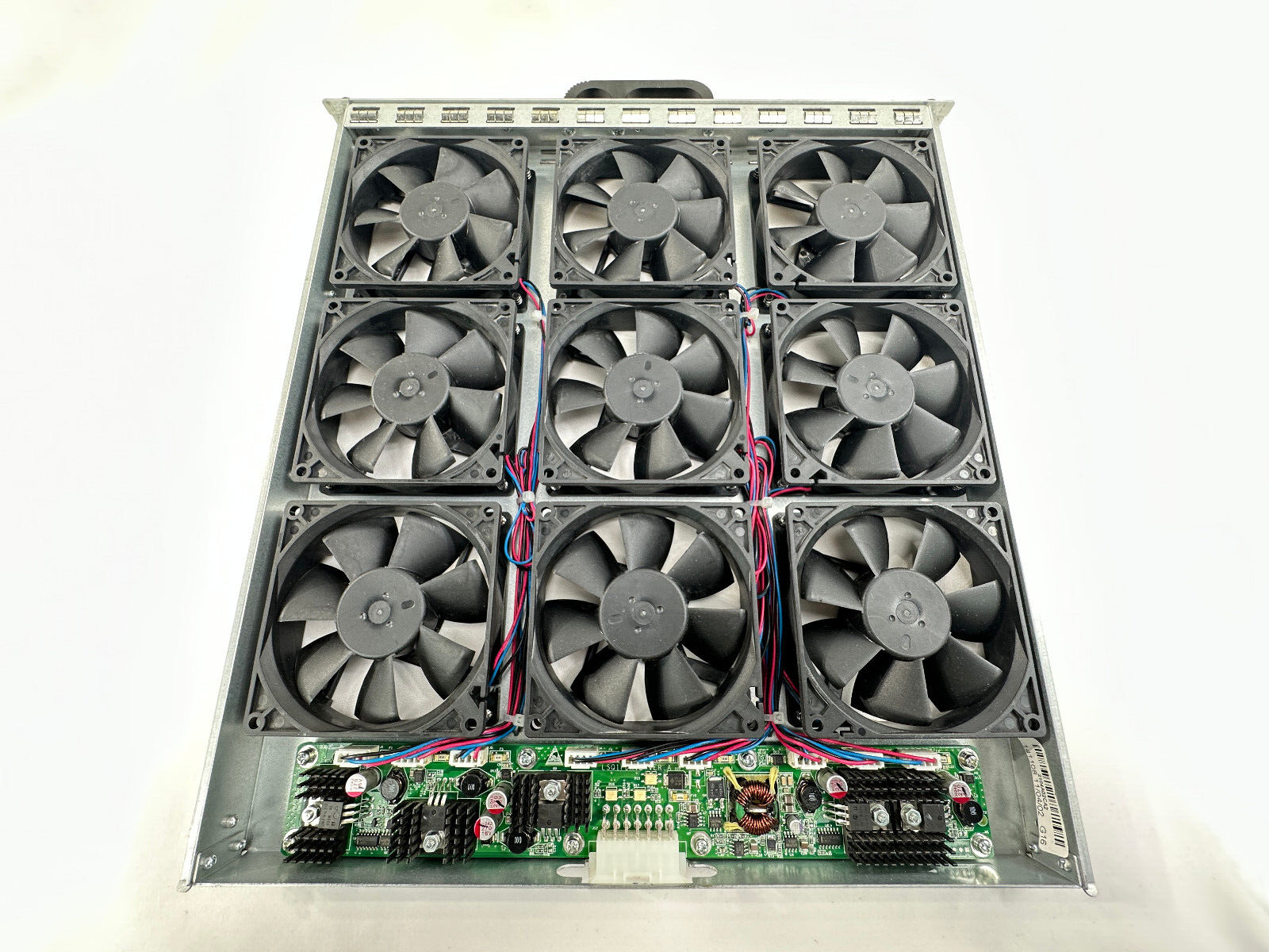 HPE H3C A7506 Fan Tray Assembly 7506 S7506E 9x 92MM 68CFM 12V DC 0.6A Fans.
