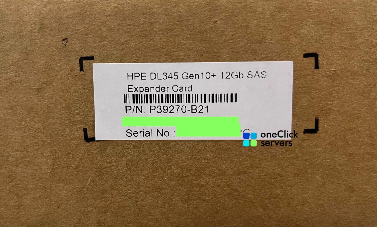 HPE ProLiant DL345 Gen10 Plus 24SFF 12Gb SAS/SATA Expander Card P39270-B21.