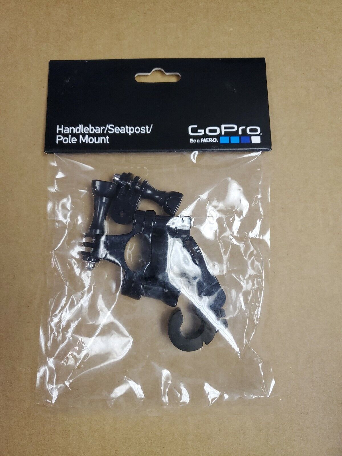 NEW GoPro GRH30 Handlebar Pole Seatpost Mount Fits .75" - 1.4" Diameter Go Pro