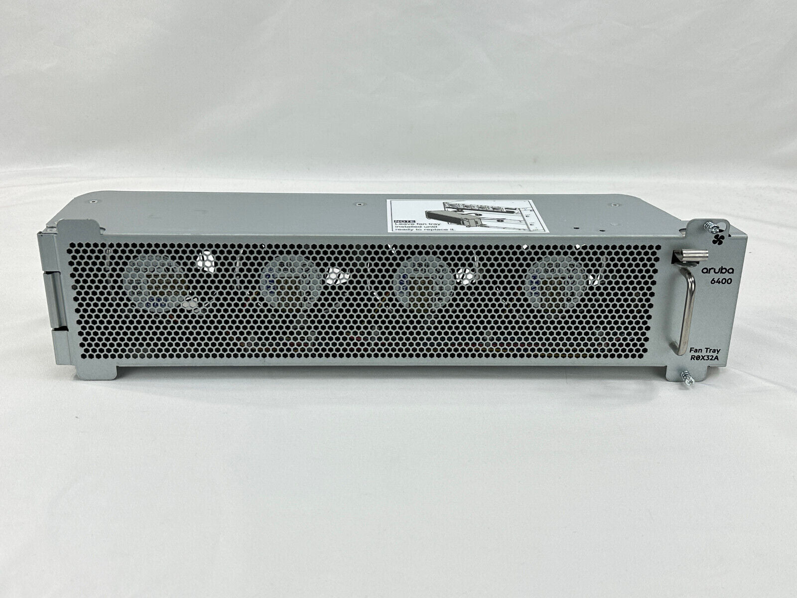 HPE Aruba 6400 Back (Power Side) to Front (Port Side) Airflow Fan Tray R0X32A.