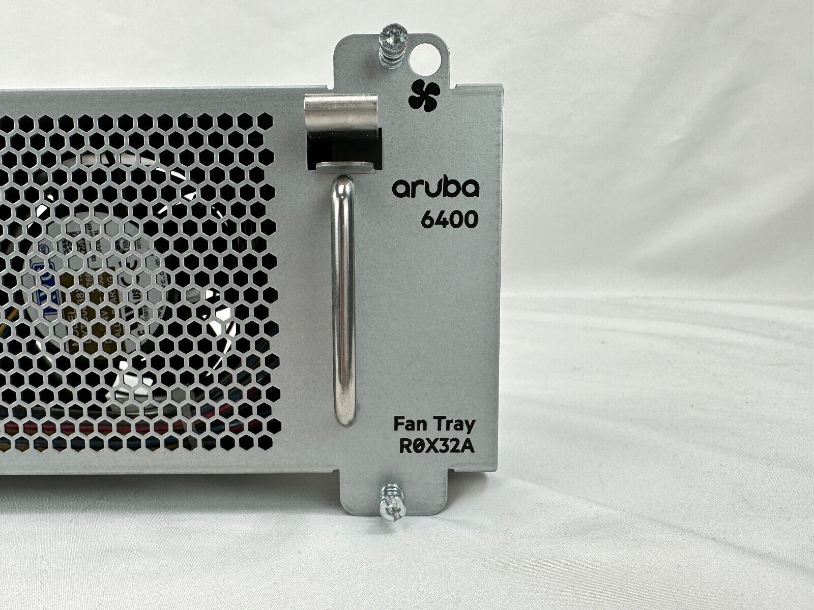 HPE Aruba 6400 Back (Power Side) to Front (Port Side) Airflow Fan Tray R0X32A.