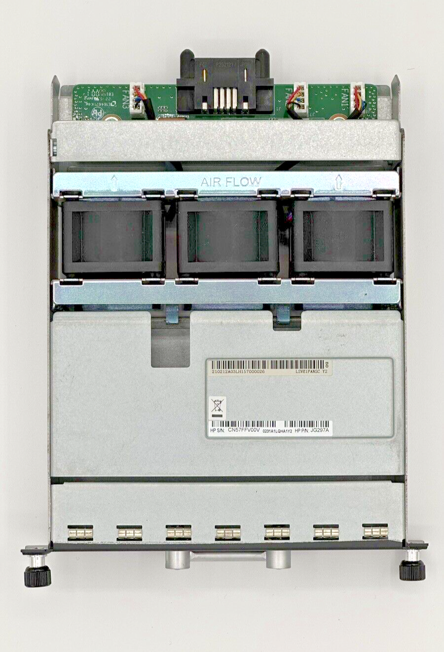 HP Back To Front Airflow Fan Tray Module JG297A 5920AF-24XG Port Side Exhaust AF.