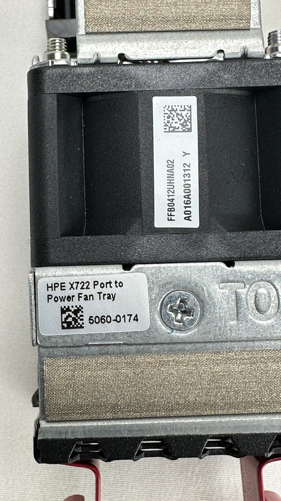 HPE Flexfabric X722 FB Front to Back Fan Module Tray -- Port to Power Airflow HP CS 500, 5130 24G/48G, 5510 24G/48G