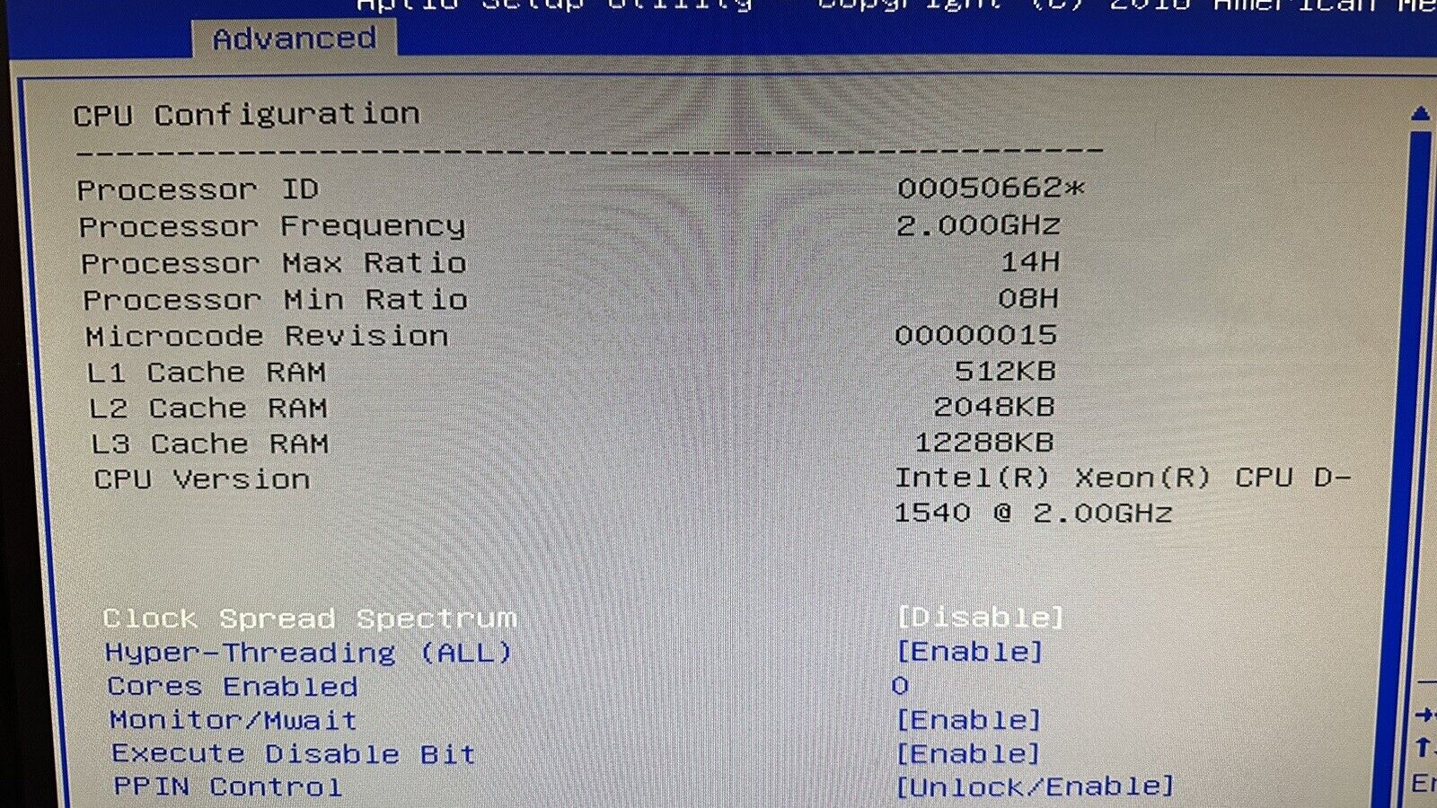 Supermicro 5018D-FN4T Xeon-D 1540 64GB DDR4 ECC RAM 1x 480GB M.2 SSD Server