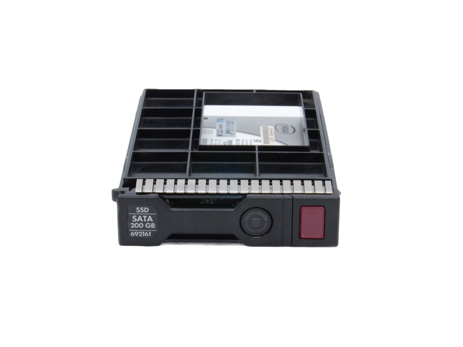 HPE Intel 692161-001 200GB SATA 6G LFF WI DS SSD 99% Remaining Endurance SC