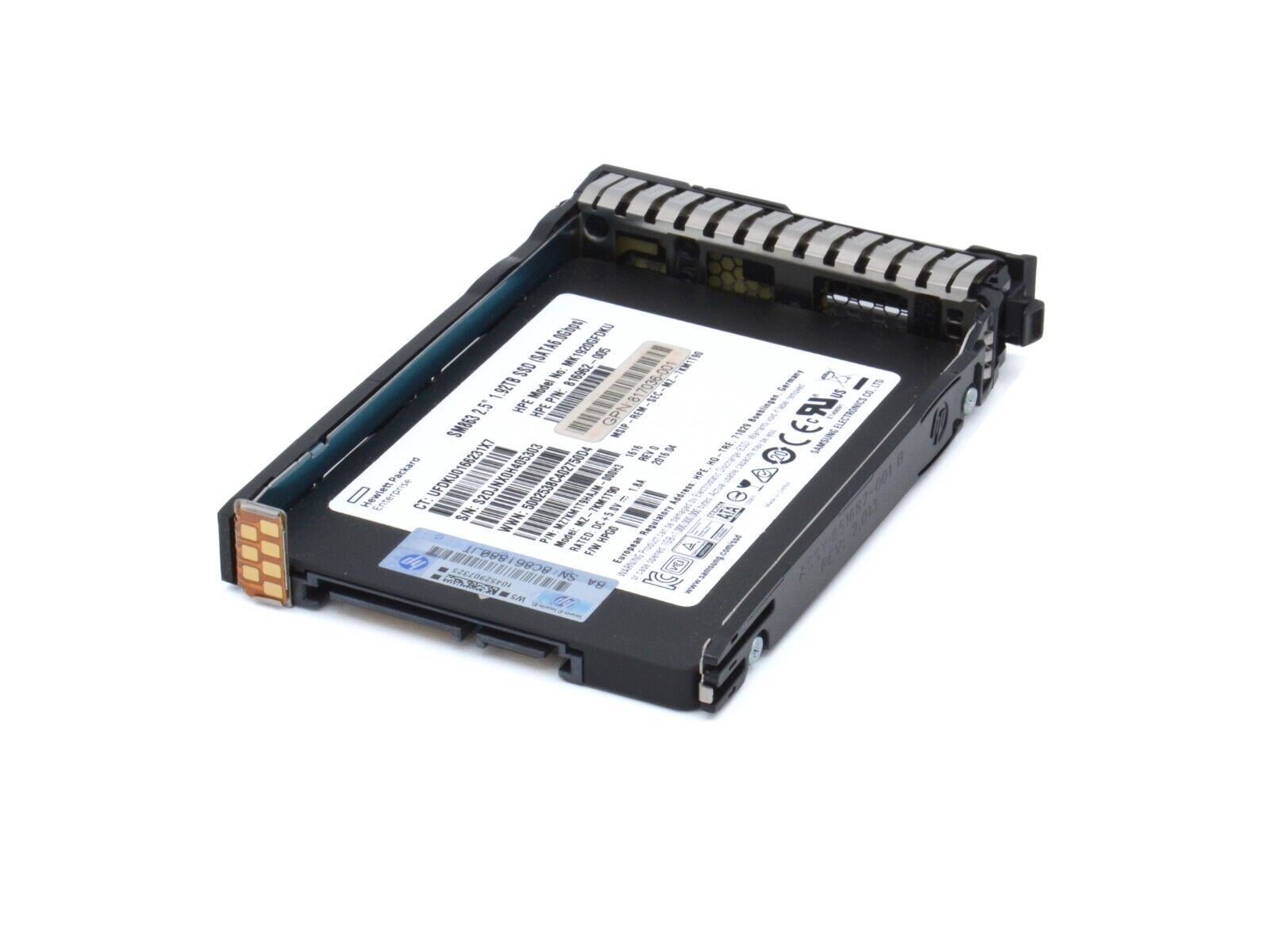 HPE 817116-001 1.92TB SATA 6G Mixed Use SFF eMLC SPS-DRV SSD 99.8% PLP SC MU