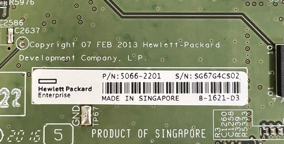 Lot of 2 (TWO) Aruba HP HPE 5400R ZL2 Management Module 4GB RAM 1GB SD