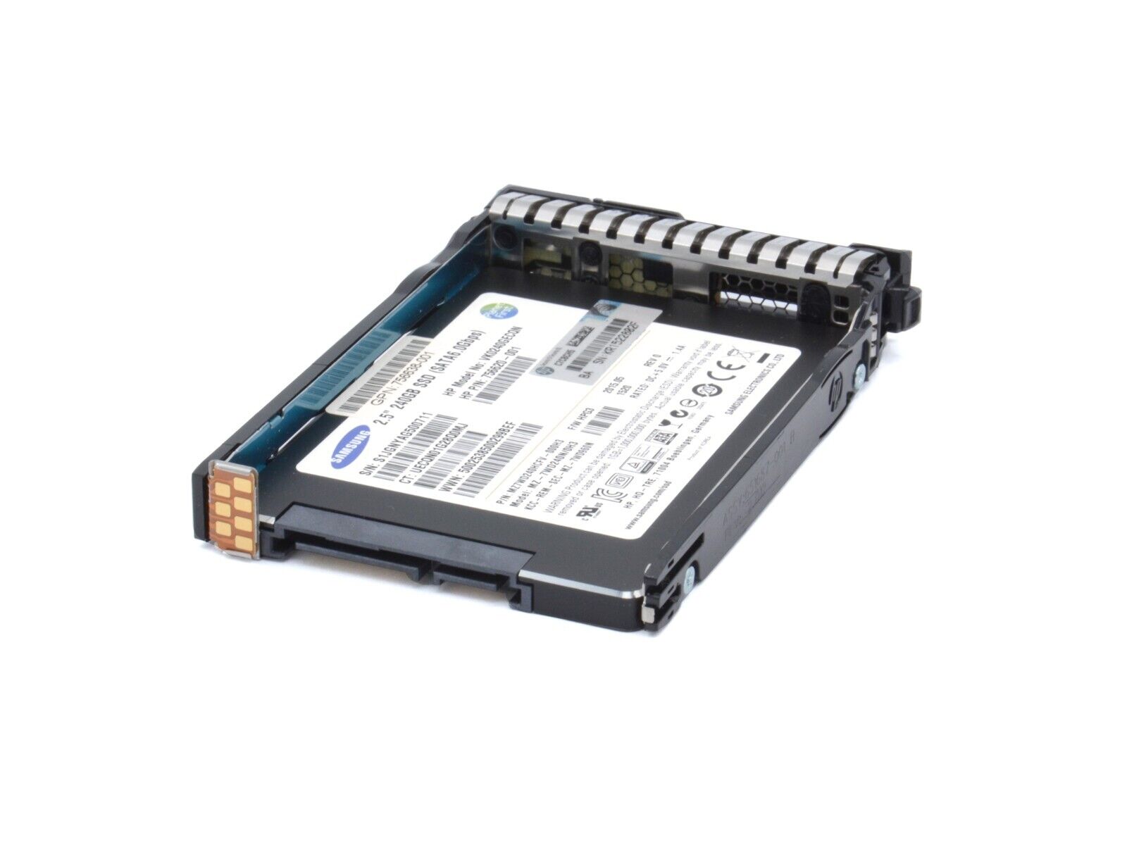 HPE 757366-001 Samsung 240GB SATA 6G SFF 2.5 MLC SSD SC Original Tray