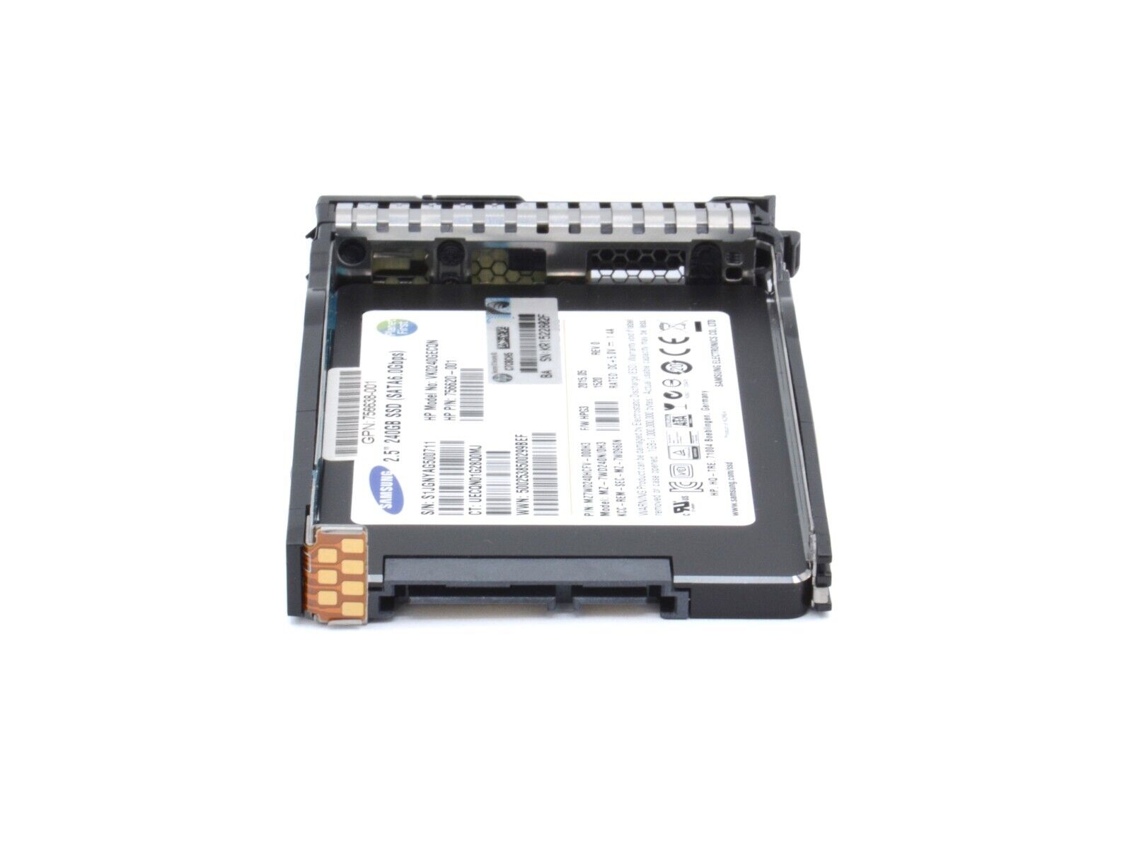 HPE 757366-001 Samsung 240GB SATA 6G SFF 2.5 MLC SSD SC Original Tray