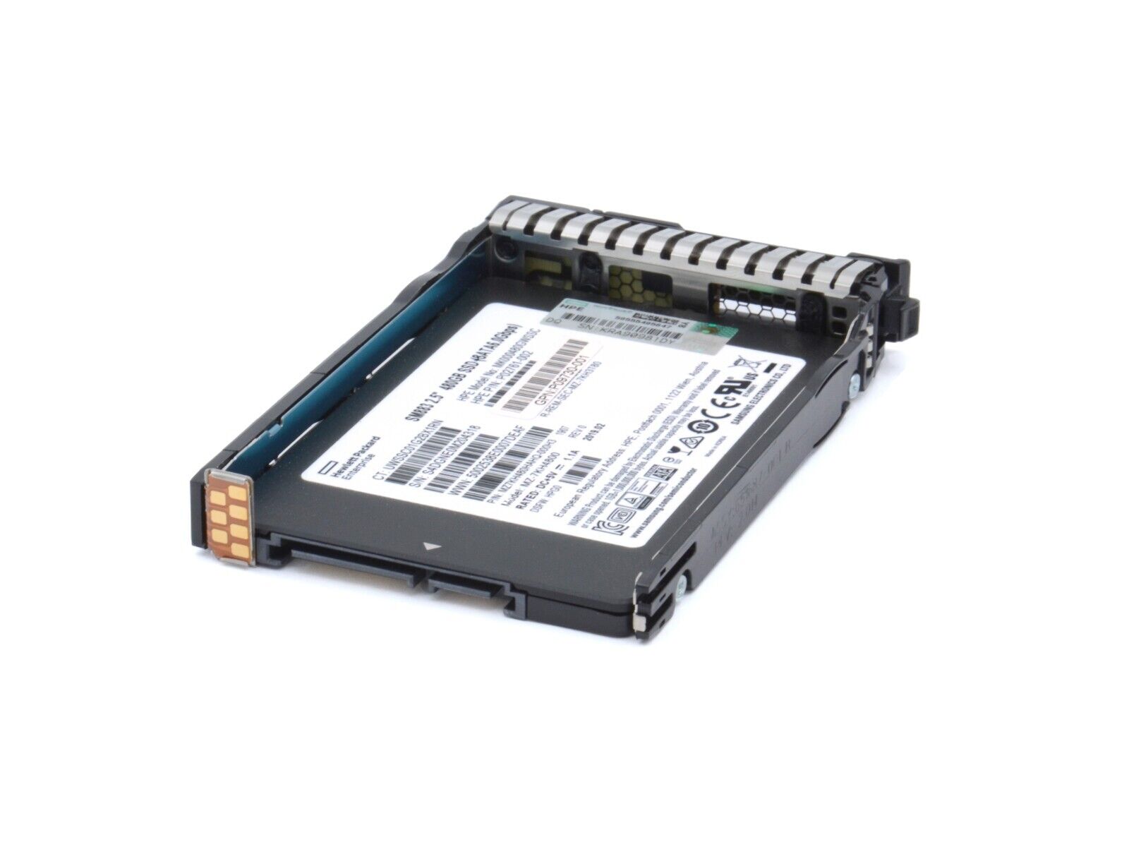 HPE P09907-001 480GB SATA 6G MU Mixed Use SFF MLC SC DS SSD 3.5DWPD 3000TBW 99+%