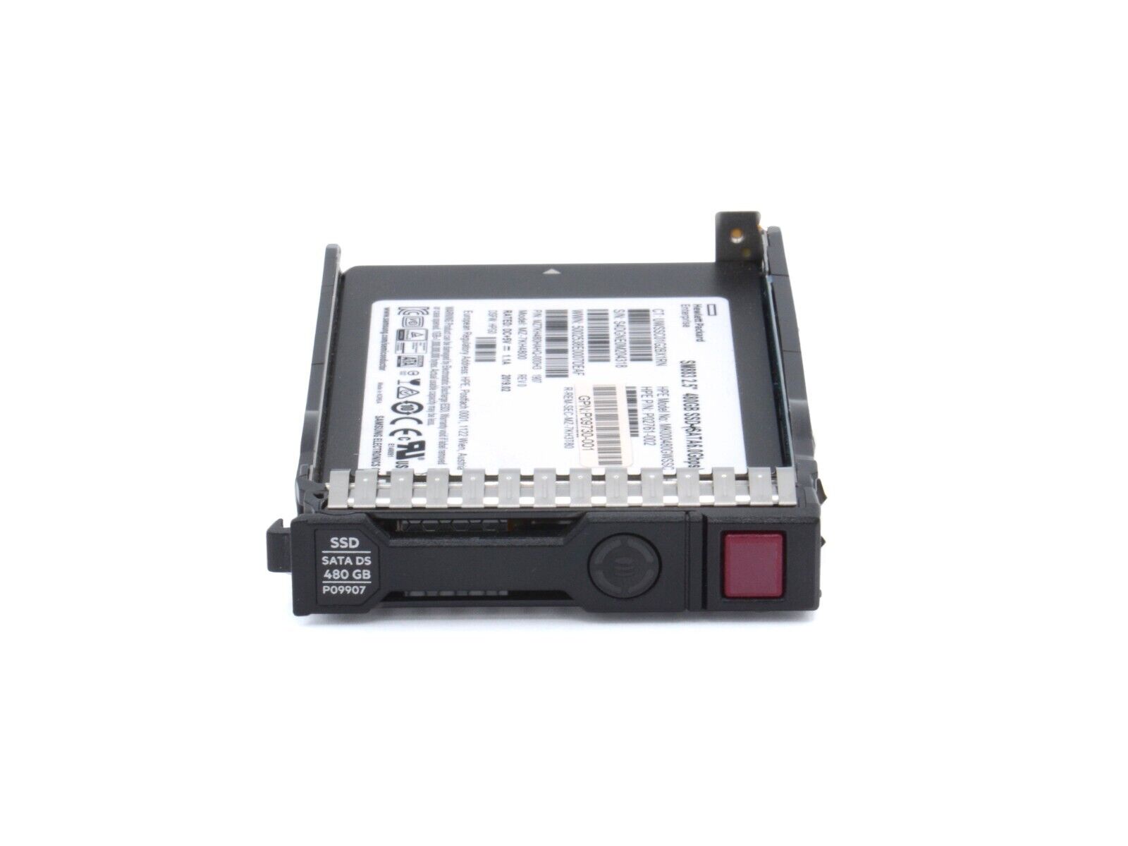 HPE P09907-001 480GB SATA 6G MU Mixed Use SFF MLC SC DS SSD 3.5DWPD 3000TBW 99+%