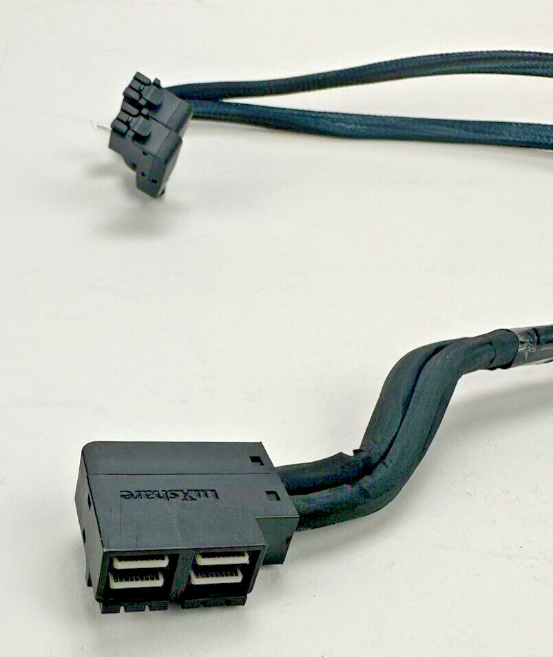 Dell PowerEdge R740xd Dual RAID SAS Cable (connects PCI-e RAID to Backplane)