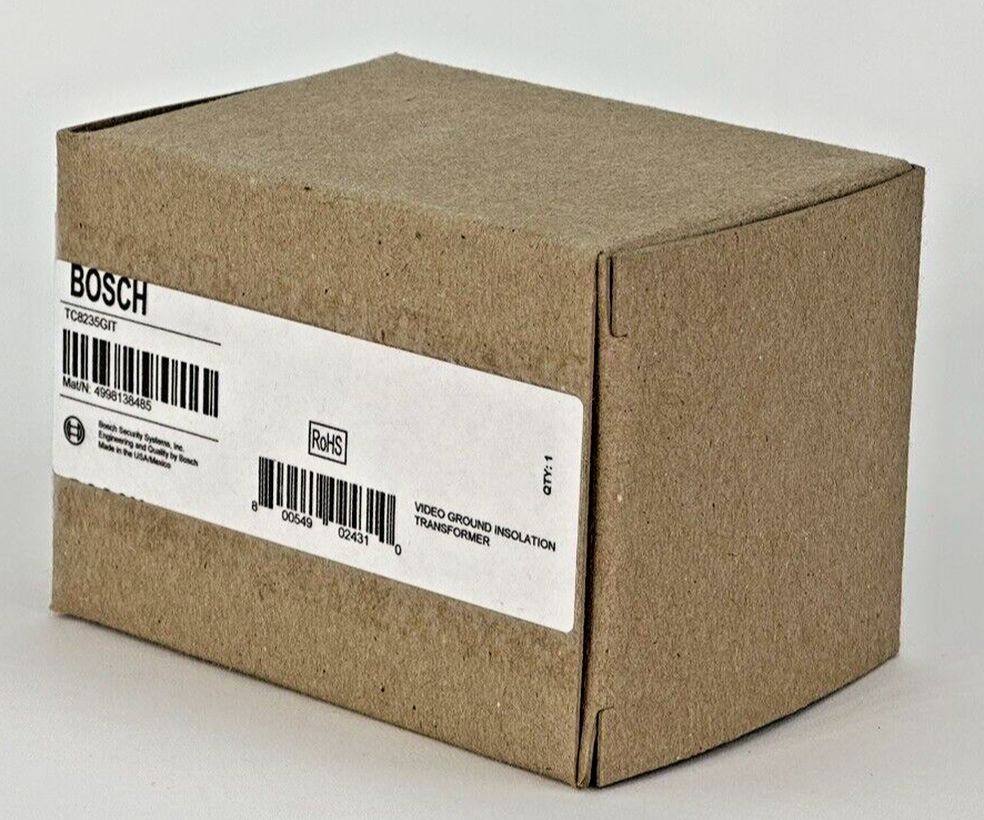 Bosch TC8235GIT Ground Loop Isolation Transformer for Video/Data Lines 75Ohm BNC