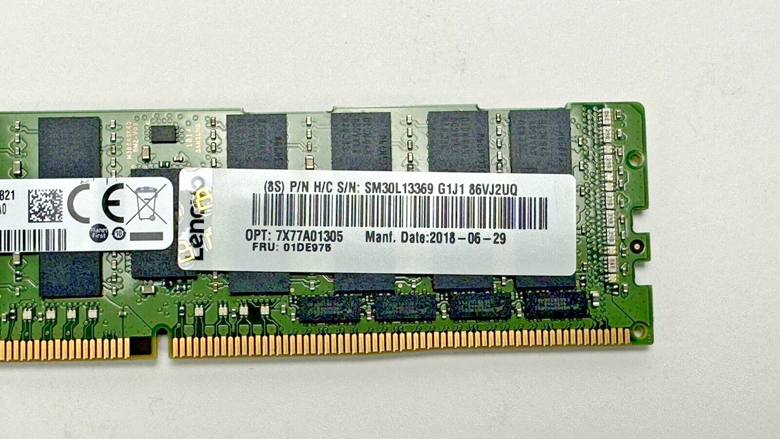 1024GB 1TB Lenovo 7X77A01305 16x 64GB DDR4 ECC RAM Memory 01DE975 PC4-2666V